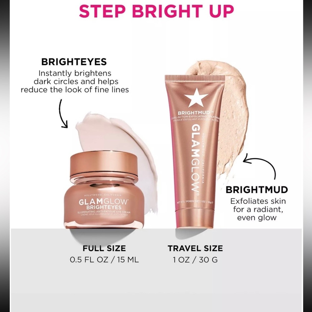 GLAMGLOW Brights Camera Action Duo – Rose Metallic - Picture 5 of 8